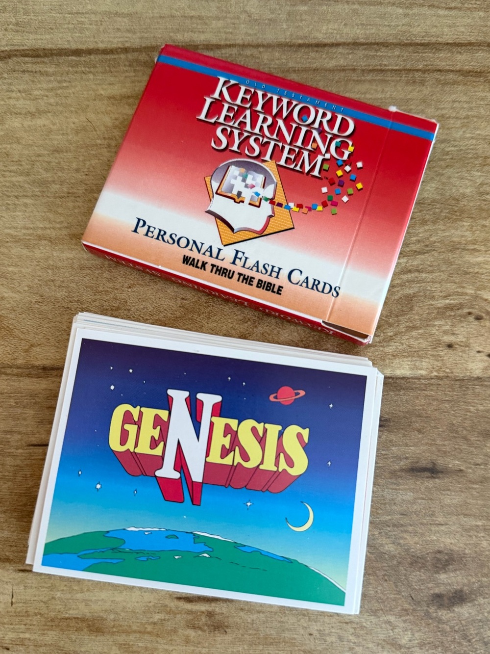 Vintage Keyword Learning System Old Testament Personal Review 38 Flash Cards
